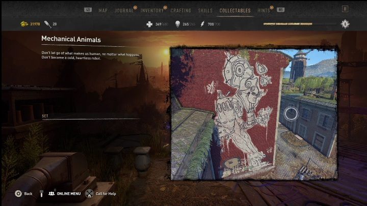 This graffiti tag can be found on the building with your allies' settlement - Dying Light 2: Graffiti Tags (Horseshoe) - list of all - Horseshoe - Dying Light 2 Guide