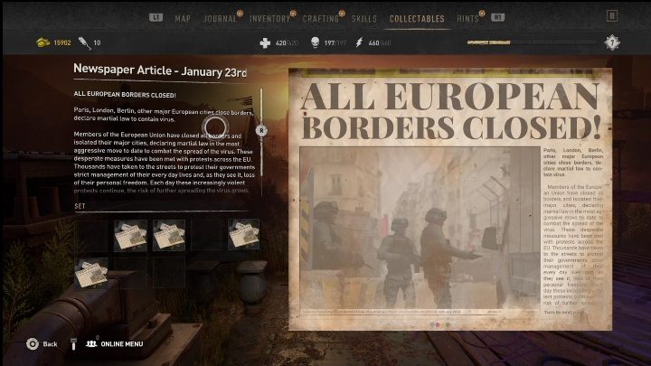 You will see this collectible in the building that you will have to search during the Veronika main mission - Dying Light 2: Mementos (Wasteland) - list of all - Wasteland - Dying Light 2 Guide