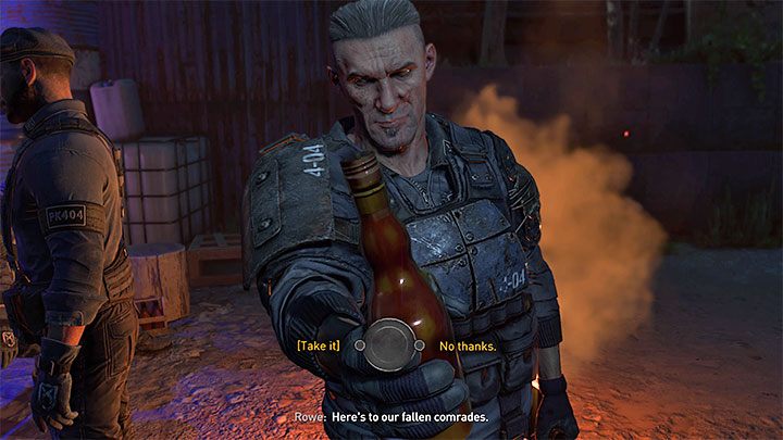 This is a simple mission objective - approach the Peacekeepers and take with them - Dying Light 2: Broadcast - walkthrough - Story quest - Dying Light 2 Guide