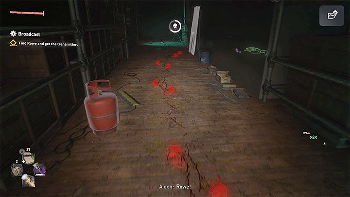 You can find Rowe barricaded in one of the small rooms near the place where the monsters attacked - Dying Light 2: Broadcast - walkthrough - Story quest - Dying Light 2 Guide