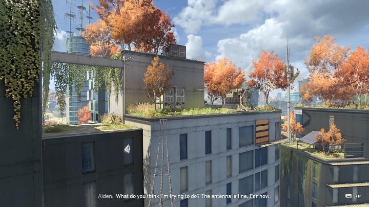 The next part is again time-limited, so follow the path shown in the picture above immediately to reach the first cannon fast - Dying Light 2: Empire - walkthrough - Story quest - Dying Light 2 Guide