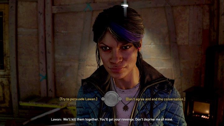 Go to Lawan's room and talk to her - Dying Light 2: Assassination - walkthrough - Story quest - Dying Light 2 Guide