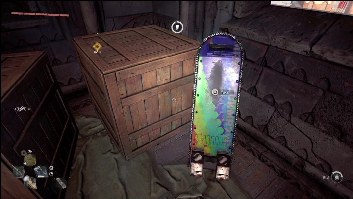 There, you will find a radio - Dying Light 2: Hoverboard (Easter egg) - where to find? - Secrets & Collectables - Dying Light 2 Guide