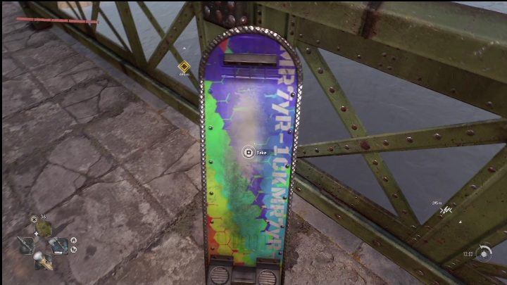 You will be guided by the red tracks that will light up as soon as you use your survivor sense - Dying Light 2: Hoverboard (Easter egg) - where to find? - Secrets & Collectables - Dying Light 2 Guide