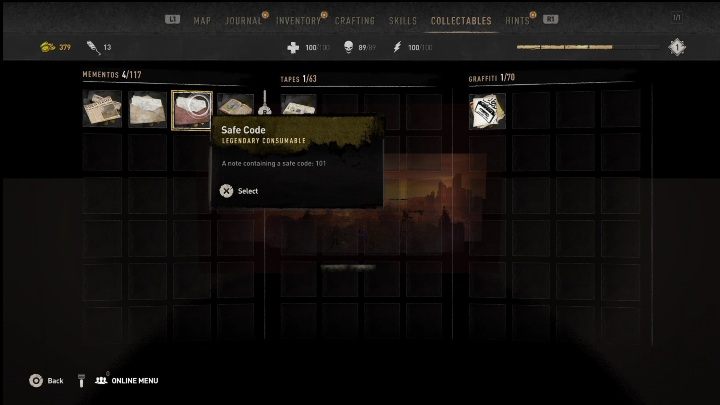 You will find this one in the chest next to the bed - Dying Light 2: Mementos (Houndfield) - list of all - Houndfield - Dying Light 2 Guide