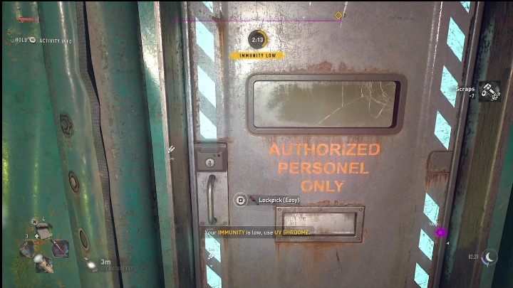 It is worth visiting the GRE Quarantine Buildings at night and not making any additional noise while inside - Dying Light 2: GRE Quarantine Buildings - Side activities - Dying Light 2 Guide