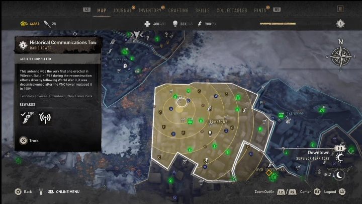 Region: Downtown - Dying Light 2: GRE detectors - antennas and towers - Side activities - Dying Light 2 Guide