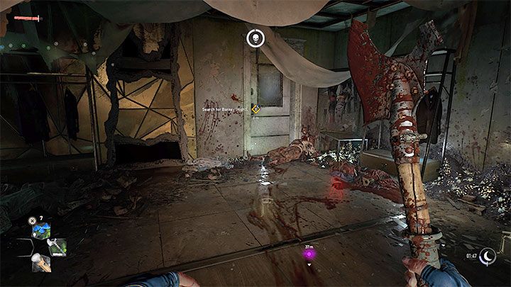 Inside the building, you will encounter sleeping infected - fighting them is optional at this stage of the mission - Dying Light 2: Unruly Brother - walkthrough - Story quest - Dying Light 2 Guide