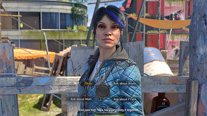 The mission starts with talking to Lawan in Fish-Eye - Dying Light 2: Orders - walkthrough - Story quest - Dying Light 2 Guide