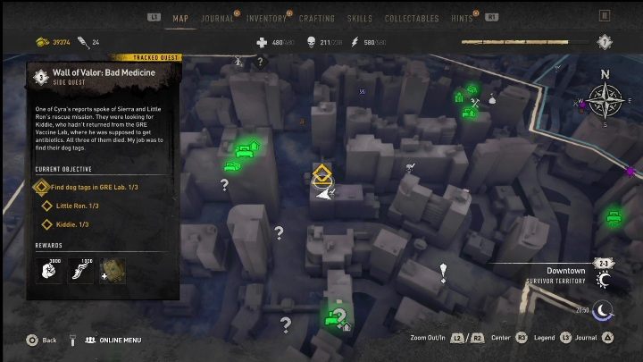 8 - Dying Light 2: Mementos (Downtown) - list of all - Downtown - Dying Light 2 Guide