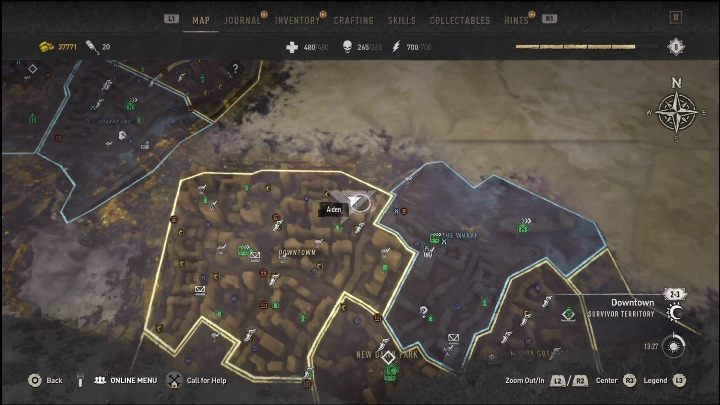 13 - Dying Light 2: Mementos (Downtown) - list of all - Downtown - Dying Light 2 Guide