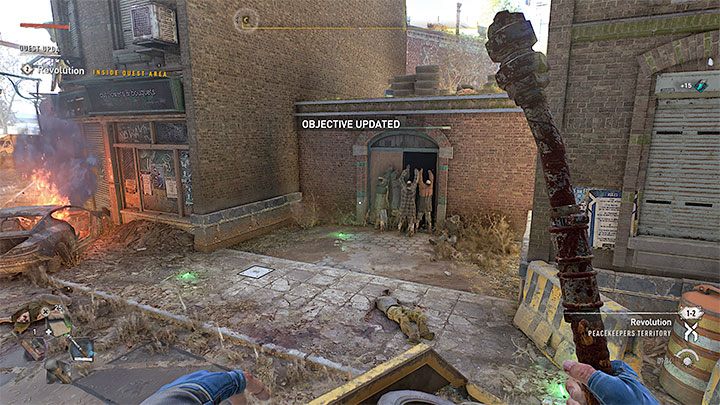 You have to travel to the area on the border of Quarry End - Dying Light 2: Revolution - walkthrough - Story quest - Dying Light 2 Guide