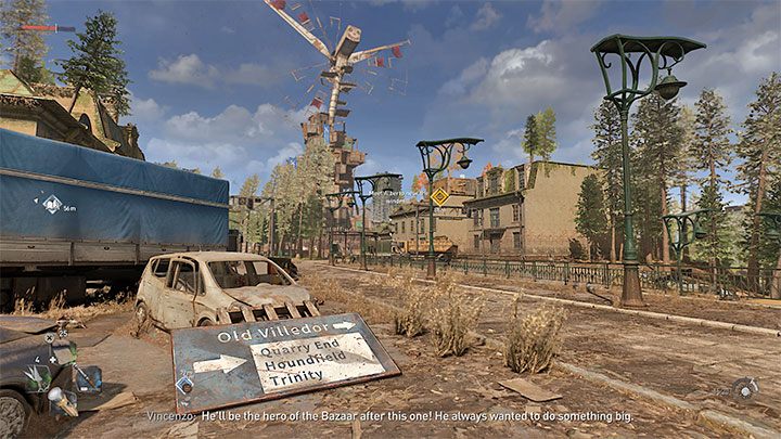 Now you have to go towards the large windmill related to the rest of the mission - Dying Light 2: Revolution - walkthrough - Story quest - Dying Light 2 Guide