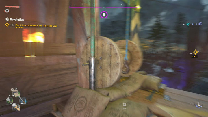 Run the next balconies to get to the place from which you can jump to the ledge with flames - Dying Light 2: Revolution - walkthrough - Story quest - Dying Light 2 Guide