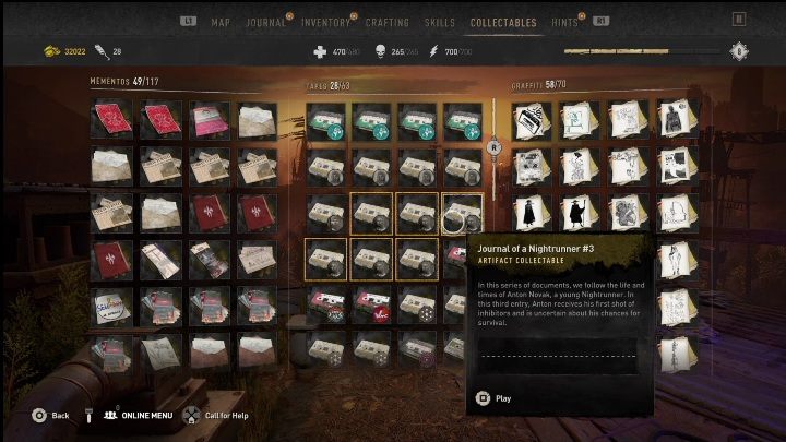 This recording is at the top of the skyscraper where you can mount the GRE transmitter - Dying Light 2: Recordings (Houndfield) - list of all - Houndfield - Dying Light 2 Guide