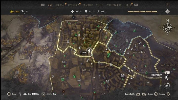 32 - Dying Light 2: Graffiti Tags (Downtown) - list of all - Downtown - Dying Light 2 Guide