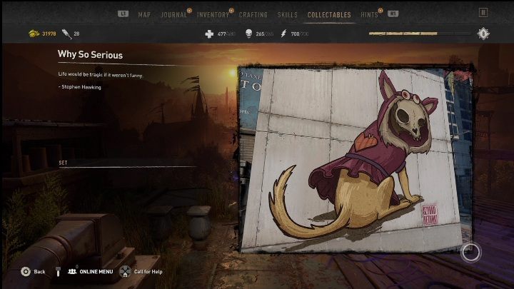 You will see this Graffiti Tag when running down the street - Dying Light 2: Graffiti Tags (Garrison) - list of all - Garrison - Dying Light 2 Guide