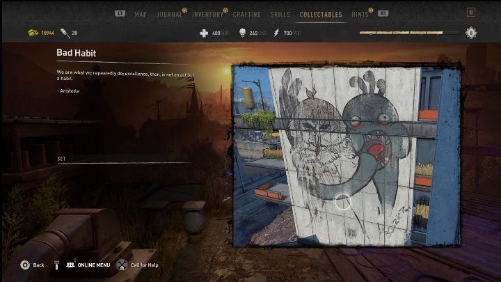 This Graffiti Tag was painted in the north-eastern part of the district - Dying Light 2: Graffiti Tags (Garrison) - list of all - Garrison - Dying Light 2 Guide