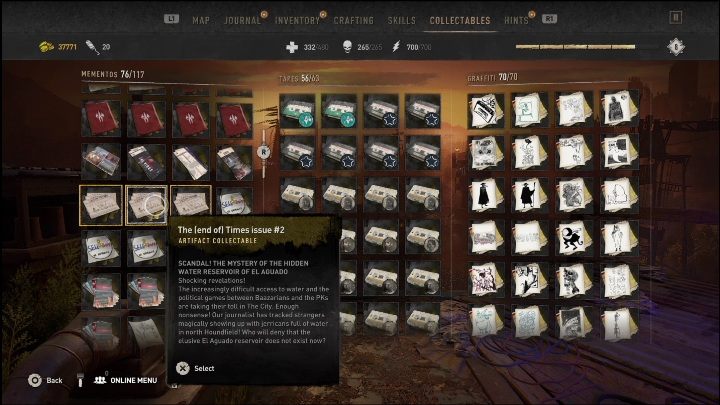 Note that this location is unlocked only after completing the main quests: Night Runners/Empire - Dying Light 2: Mementos (Garrison) - list of all - Garrison - Dying Light 2 Guide