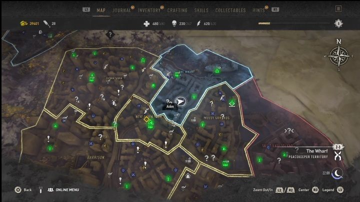 8 - Dying Light 2: Graffiti Tags (The Wharf) - list of all - The Wharf - Dying Light 2 Guide