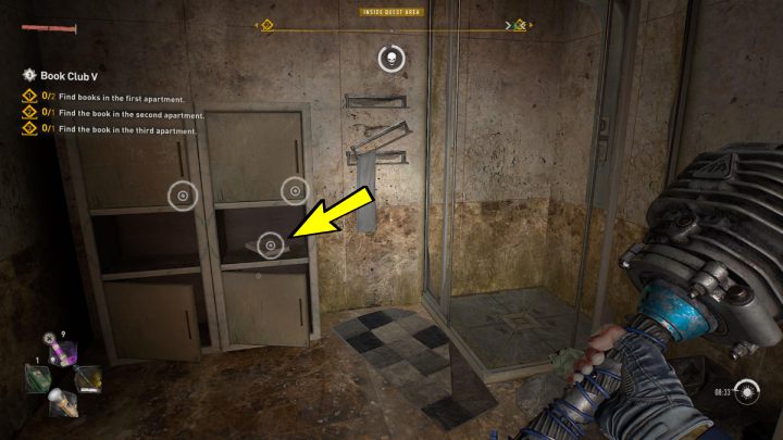 Go to the first apartment in the Saint Paul Island district and go inside through the window on the first floor - Dying Light 2: Book Club 5 - walkthrough - Book Club tasks - Dying Light 2 Guide