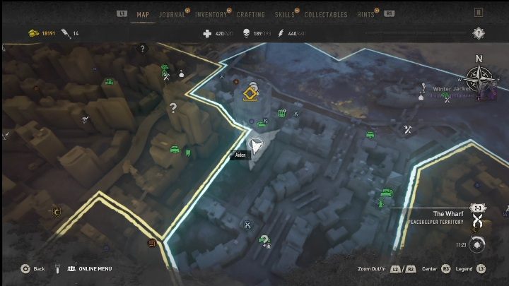 14 - Dying Light 2: Inhibitors (The Wharf) - list of all - The Wharf - Dying Light 2 Guide