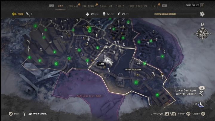 10 - Dying Light 2: Inhibitors (Lower Dam Ayre) - list of all - Lower Dam Ayre - Dying Light 2 Guide