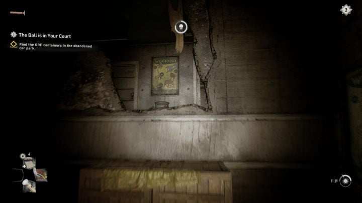 Climb the stairs and jump through the hole in the wall to the upper floor - Dying Light 2: The Ball is in Your Court - walkthrough - Side quests - Dying Light 2 Guide