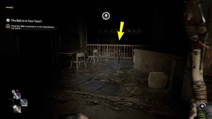 Go through the next ajar door, leading to the next part of the car park on level -1 - Dying Light 2: The Ball is in Your Court - walkthrough - Side quests - Dying Light 2 Guide