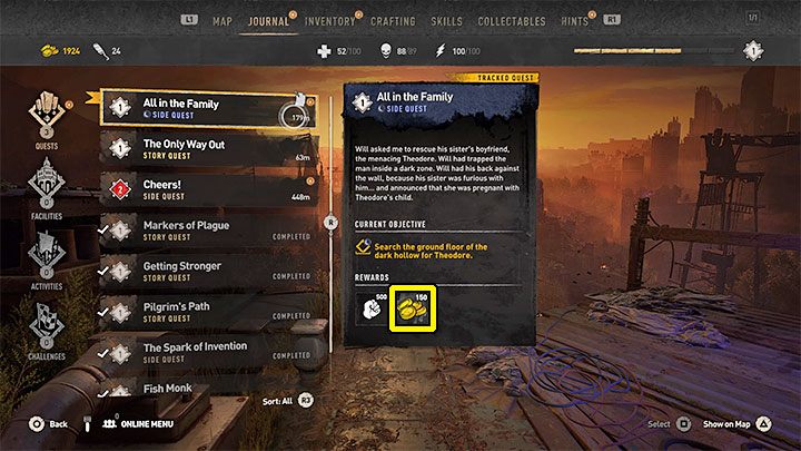 You can also be rewarded with Old World Money for finishing quests and other activities - Dying Light 2: Money - how to make and spend it? - World and game information - Dying Light 2 Guide