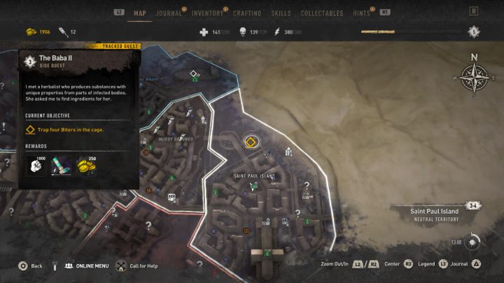 Go to the designated location in Saint Paul Island - Dying Light 2: The Baba 2 - walkthrough - Tasks from the Baba - Dying Light 2 Guide
