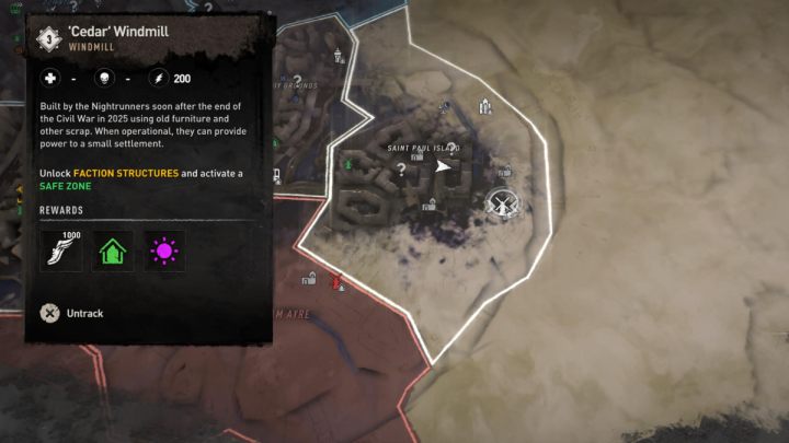 Activation rewards - Dying Light 2: Saint Paul Island - list of all - Windmills - Dying Light 2 Guide