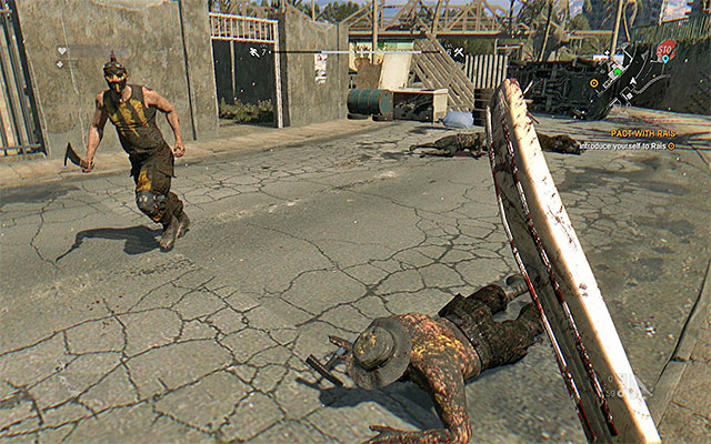 A lot of living enemies use not only melee weapons but also throwing weapons. - Human enemies | Enemies - Enemies - Dying Light Game Guide