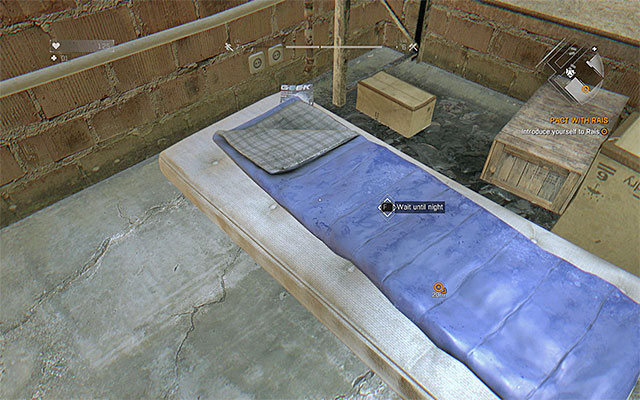 By using the bed you can quickly change the time of day - Day and night cycle | Enemies - Enemies - Dying Light Game Guide