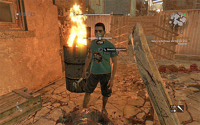 Upgrades can be collected by completing side and minor quests - Weapon Upgrades | Enemies - Enemies - Dying Light Game Guide