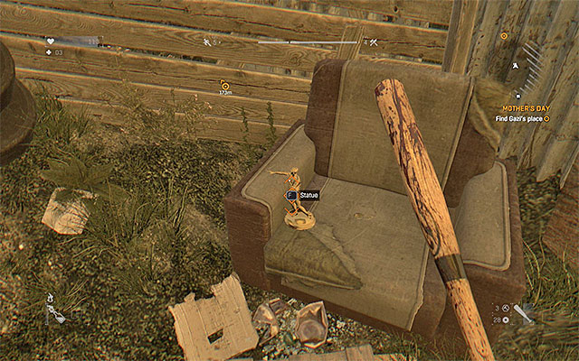 An example secret (zombie statue) - Collectibles types | Enemies - Enemies - Dying Light Game Guide