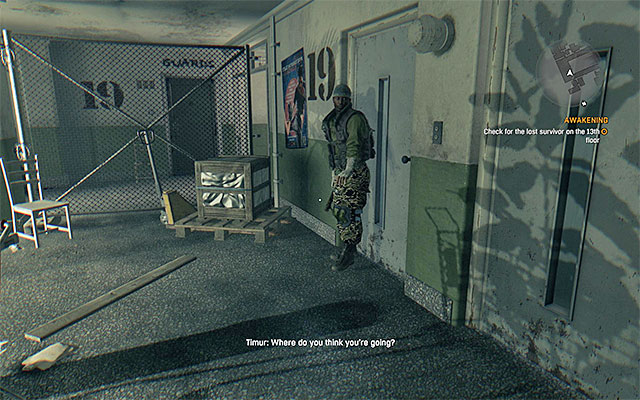 Use the elevator. - 1: Awakening | Main quests - The Slums - Main quests - The Slums - Dying Light Game Guide