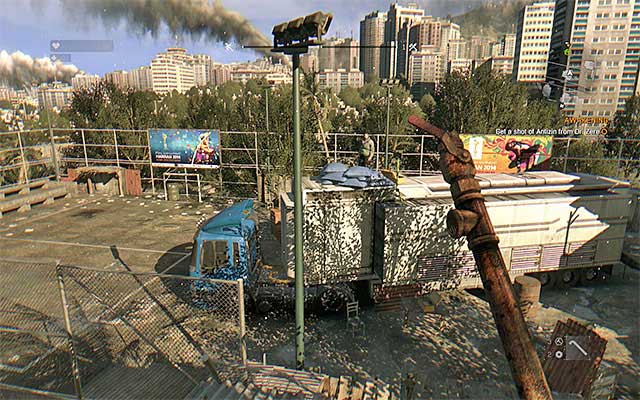 Reach the safe zone. - 1: Awakening | Main quests - The Slums - Main quests - The Slums - Dying Light Game Guide