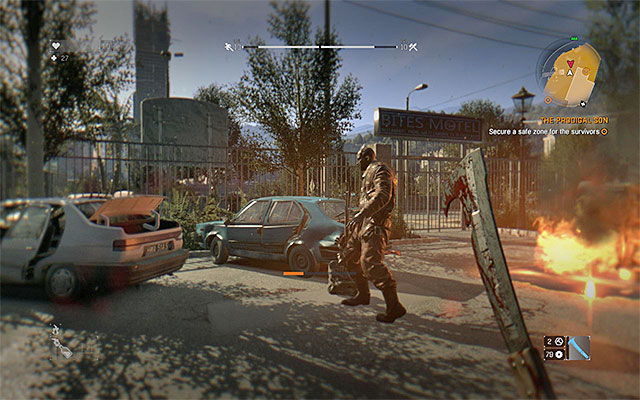 Kill all the zombie around the motel and close the only entrance to this location. - 6: Prodigal Son | Side quests - The Slums - Side quests - The Slums - Dying Light Game Guide