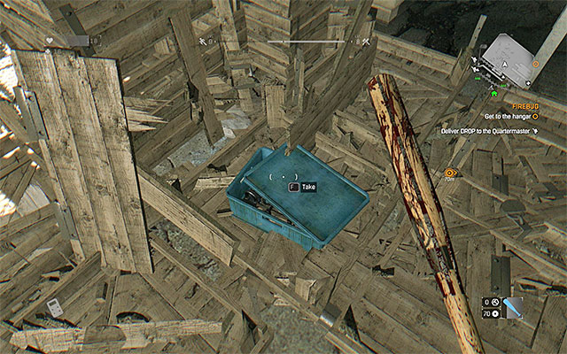 Destroy the pallets. - 11: On the Hooks | Side quests - The Slums - Side quests - The Slums - Dying Light Game Guide