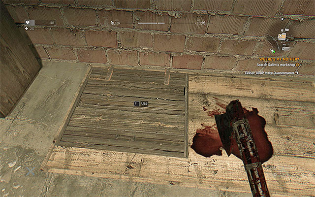 The entrance. - 17: Wheres My Mother? | Side quests - The Slums - Side quests - The Slums - Dying Light Game Guide