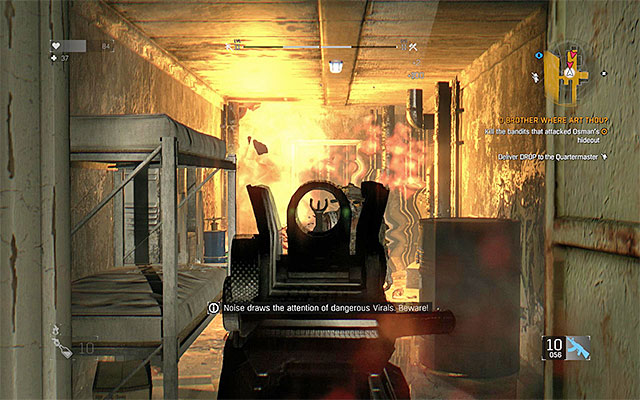 You can use for example firearms to kill the bandits. - 19: O Brother Where Art Thou? | Side quests - The Slums - Side quests - The Slums - Dying Light Game Guide