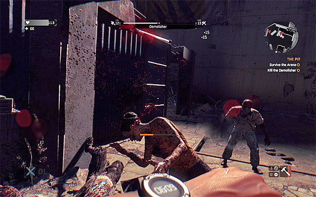 Kill the Runners far away from the boss. - 6: The Pit | Main quests - The Slums - Main quests - The Slums - Dying Light Game Guide