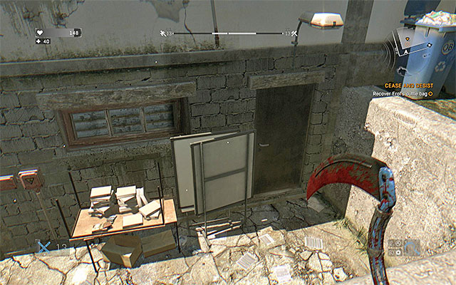 Side door to the School. - 32: Cease and Desist | Side quests - The Slums - Side quests - The Slums - Dying Light Game Guide