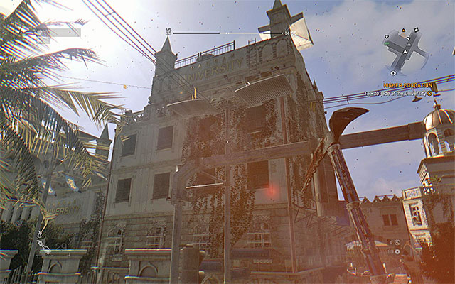 Enter the university through the rooftop door - 9: Higher Education | Main quests - Old Town - Main quests - Old Town - Dying Light Game Guide