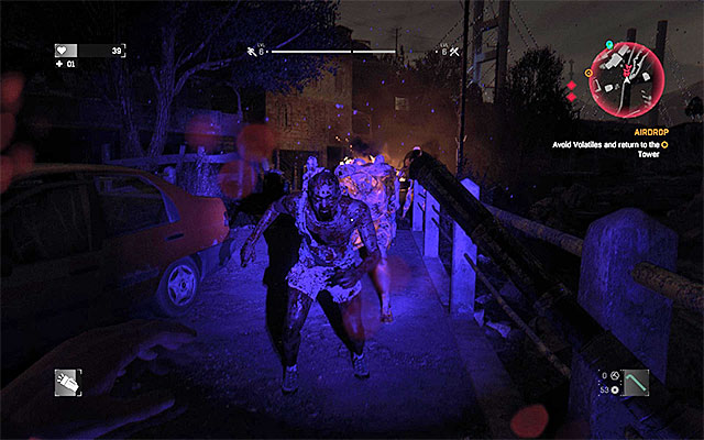 When running, you can look back. - Parkour | Controls - Controls - Dying Light Game Guide