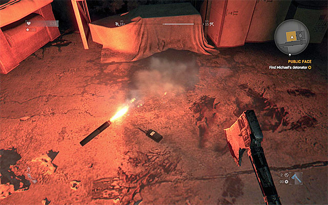 The spot where you find the detonator - 10: Public Face | Main quests - Old Town - Main quests - Old Town - Dying Light Game Guide