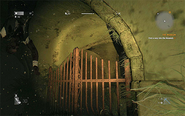 While exploring the underwater corridors, avoid bumping into obstacles unnecessarily and do not explore the surroundings - 12: The Museum | Main quests - Old Town - Main quests - Old Town - Dying Light Game Guide