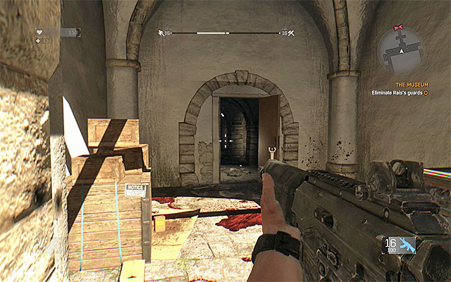 The entrance to the first big area in the museum - 12: The Museum | Main quests - Old Town - Main quests - Old Town - Dying Light Game Guide