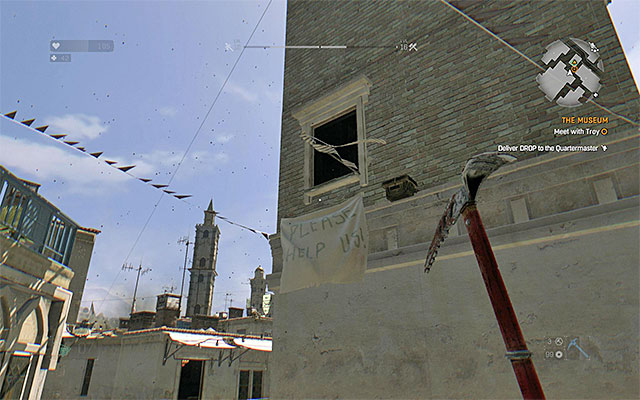 Head towards the marked museum exit in one of the previously explored areas - 12: The Museum | Main quests - Old Town - Main quests - Old Town - Dying Light Game Guide